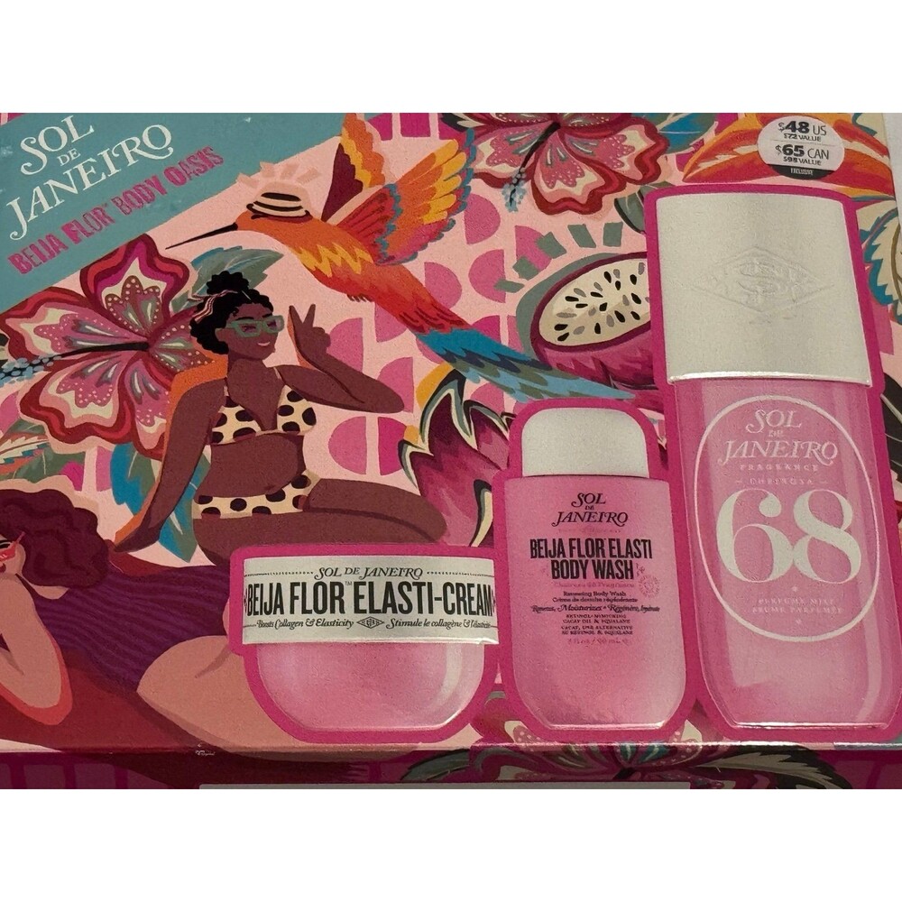 NWT, Sol De Janeiro Brand, Body Cream, Body Wash, Perfume Gift Set, #68 - Picture 7 of 12